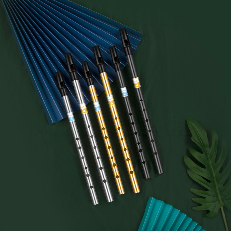Tin Whistle Flute - Flauto con fischio irlandese per strumenti