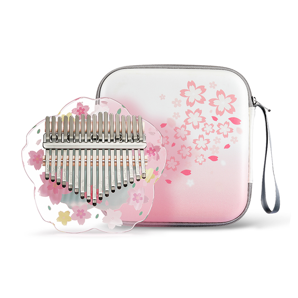 A Musical Instrument With Keys - Hluru Kalimba 21 tasti con custodia