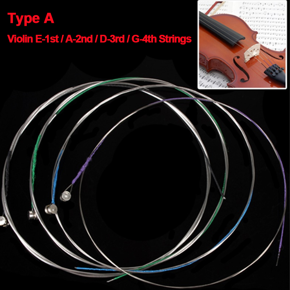 Violin Musical Instrument - 4 pz/set Corde Per Violino EADG
