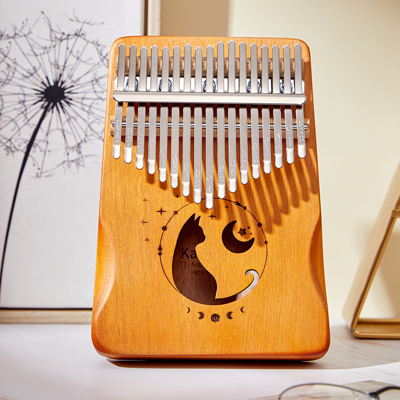 A Musical Instrument With Keys - 17 tasti Kalimba Sfumatura di colore