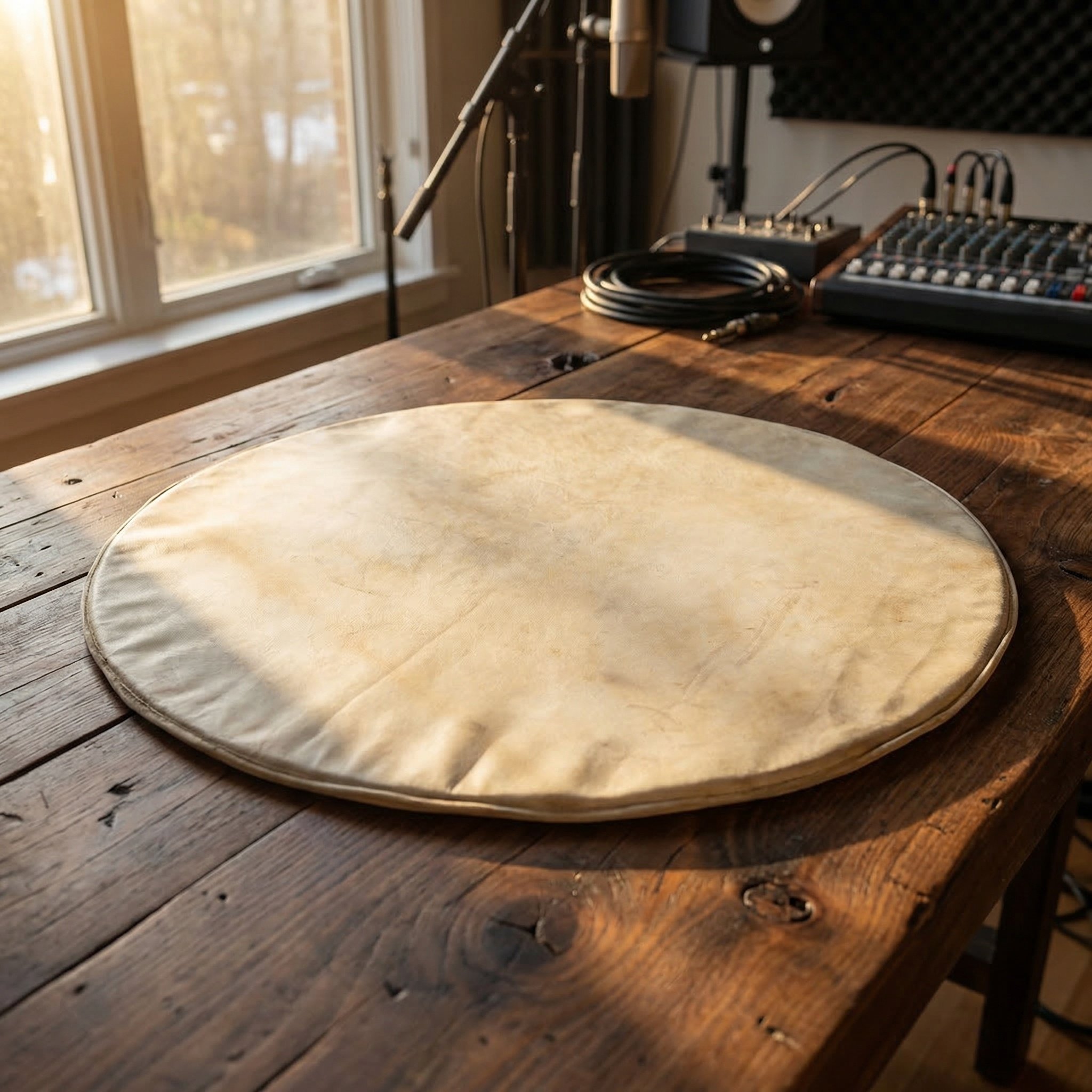Frame Drum Goat Skin - Pelle di capra piatta e rotonda