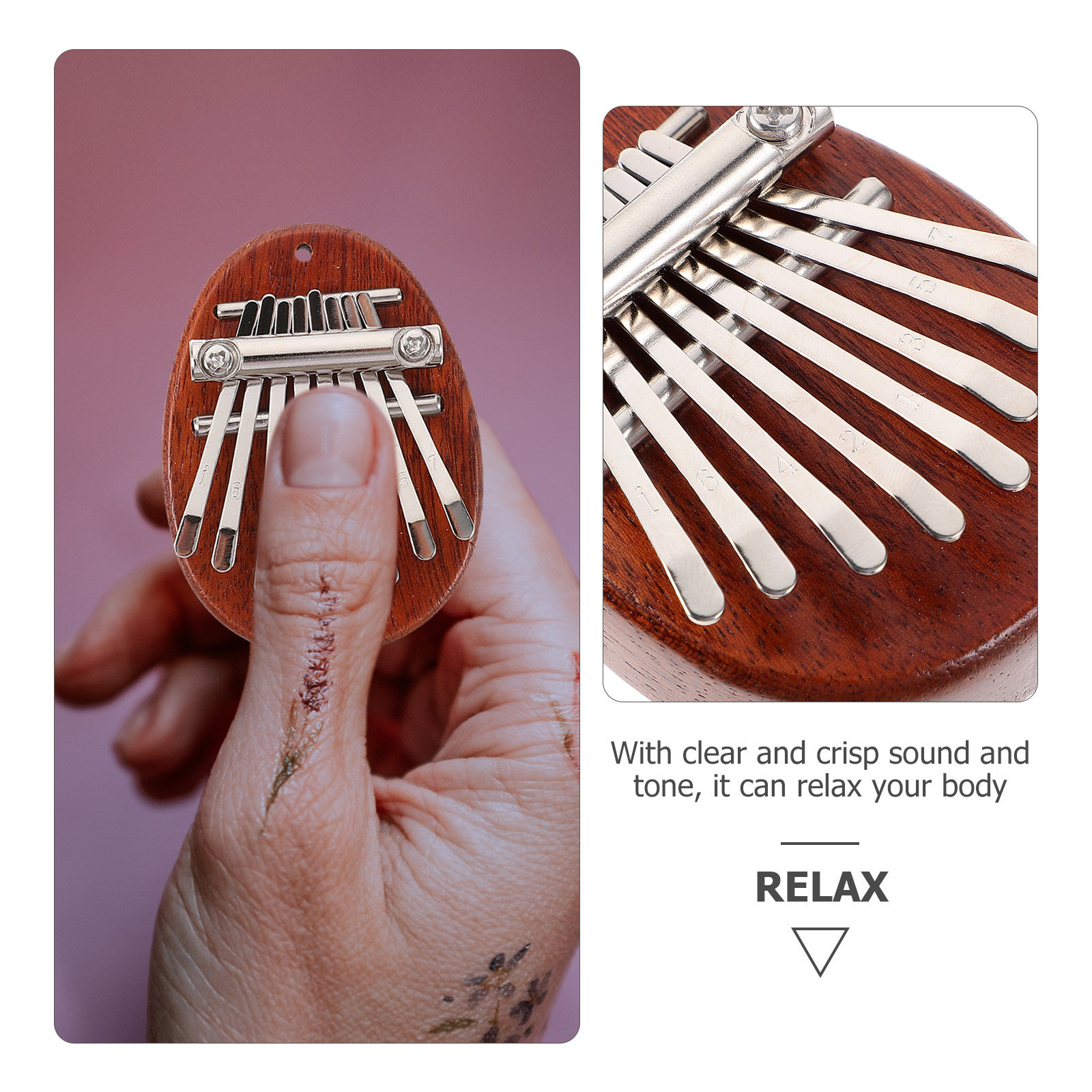 Set Kalimba, Pianoforte a Poll - A Musical Instrument With Keys recensione e prezzo
