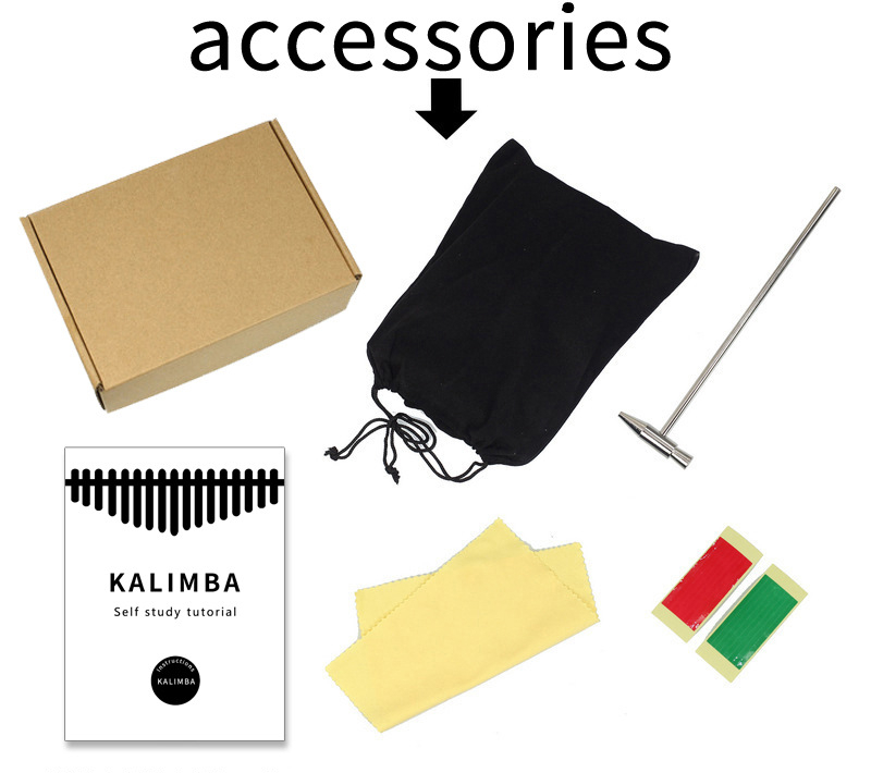 Colorato 21 tasti Kalimba bamb - A Musical Instrument With Keys recensione e prezzo