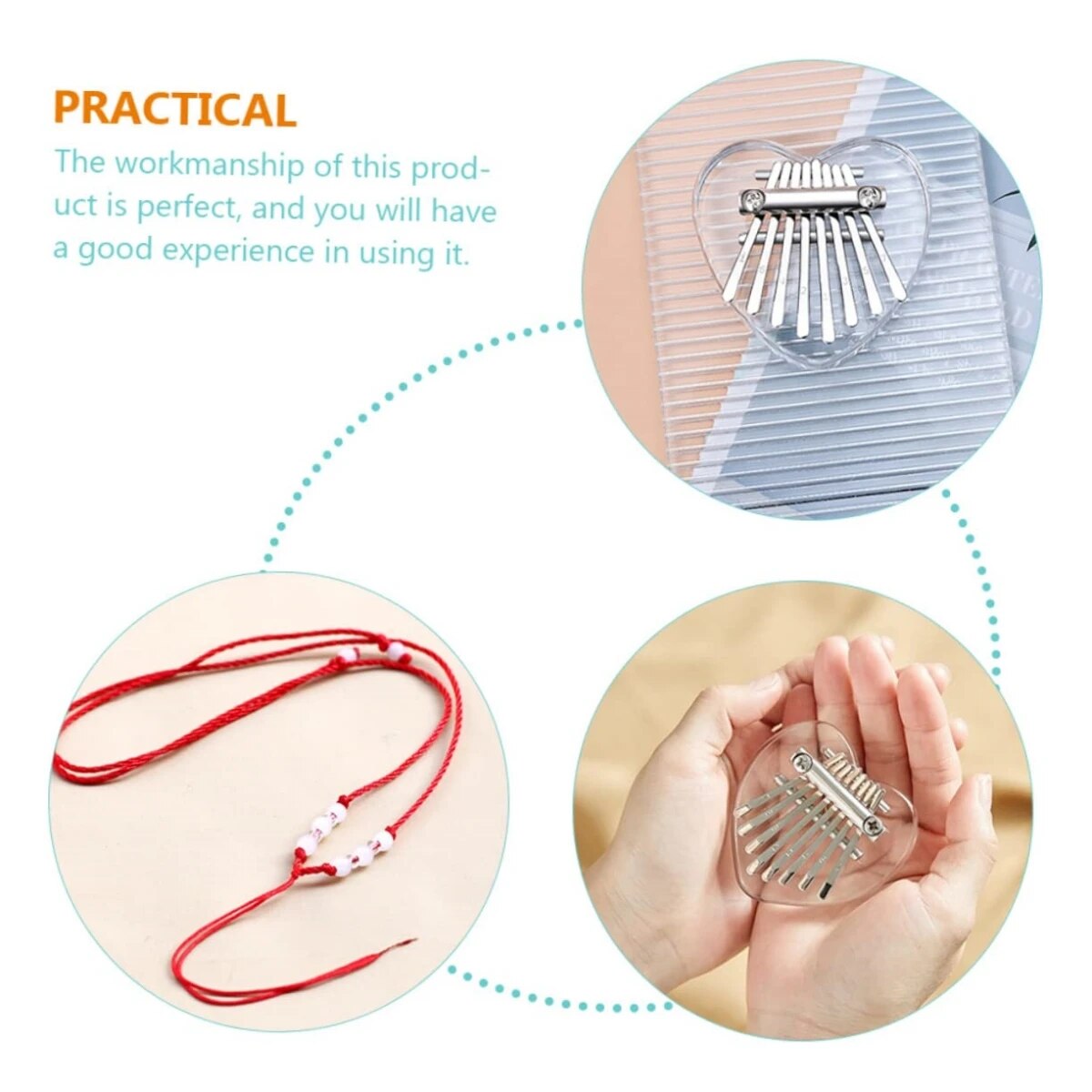 Miwayer 8 tasti Mini Kalimba A - A Musical Instrument With Keys recensione e prezzo