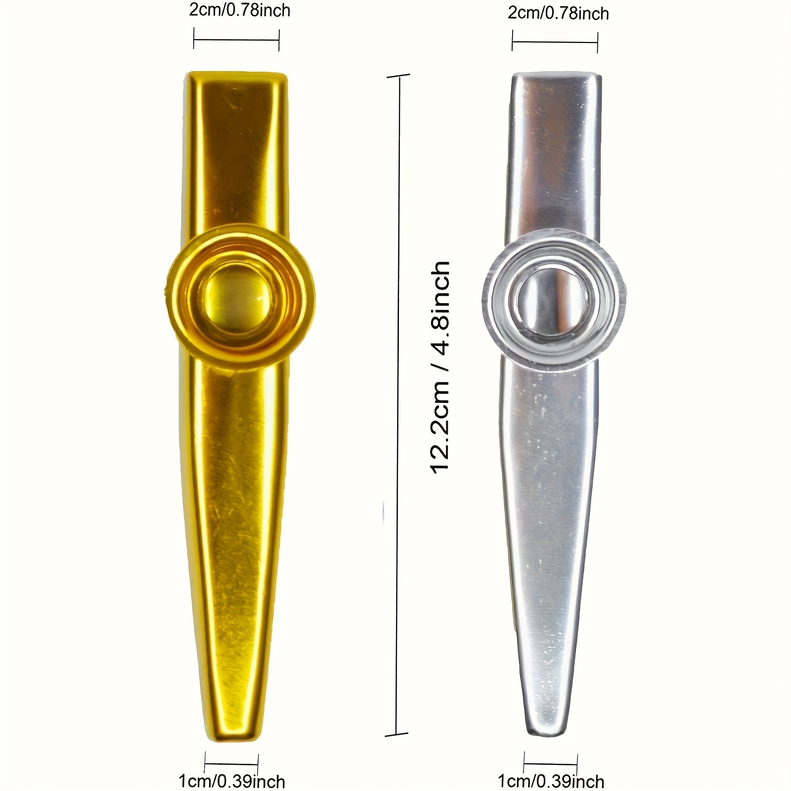 7 pezzi Kazoos in metallo dal  - Musical Instrument Organ recensione e prezzo