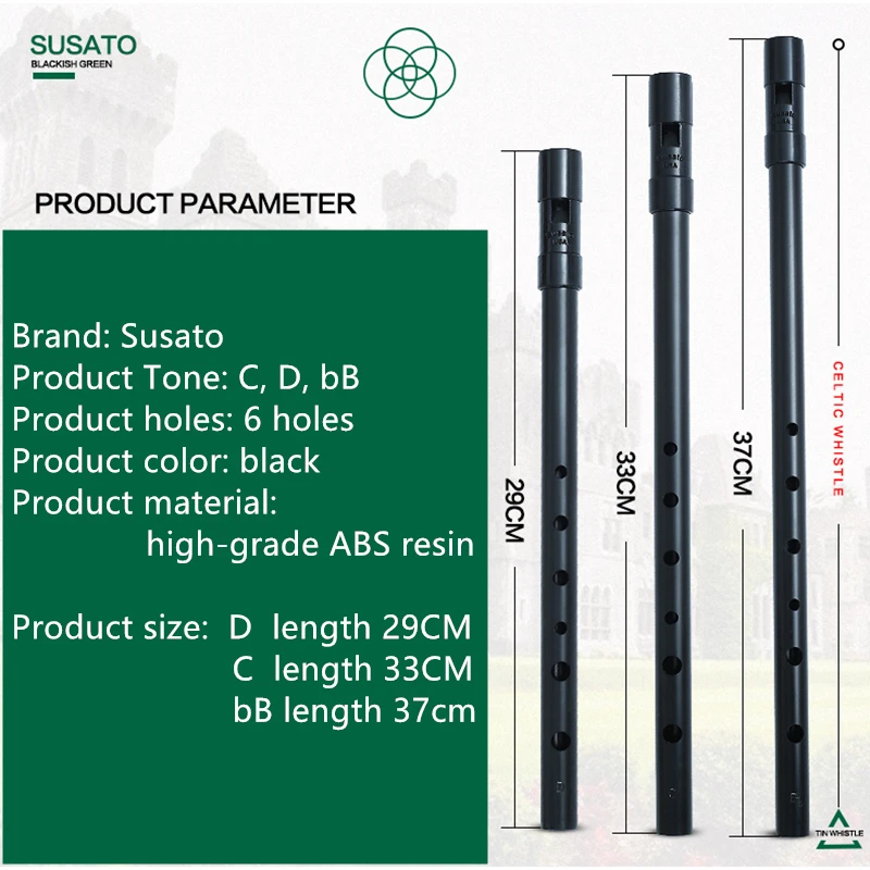Susato 1 pz. Flauto irlandese  - Tin Whistle Flute recensione e prezzo