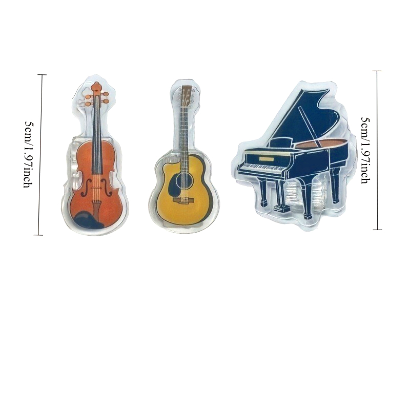 5 Pezzi Mini Clip Musicali in  - Musical Instrument Coloring Pages recensione e prezzo