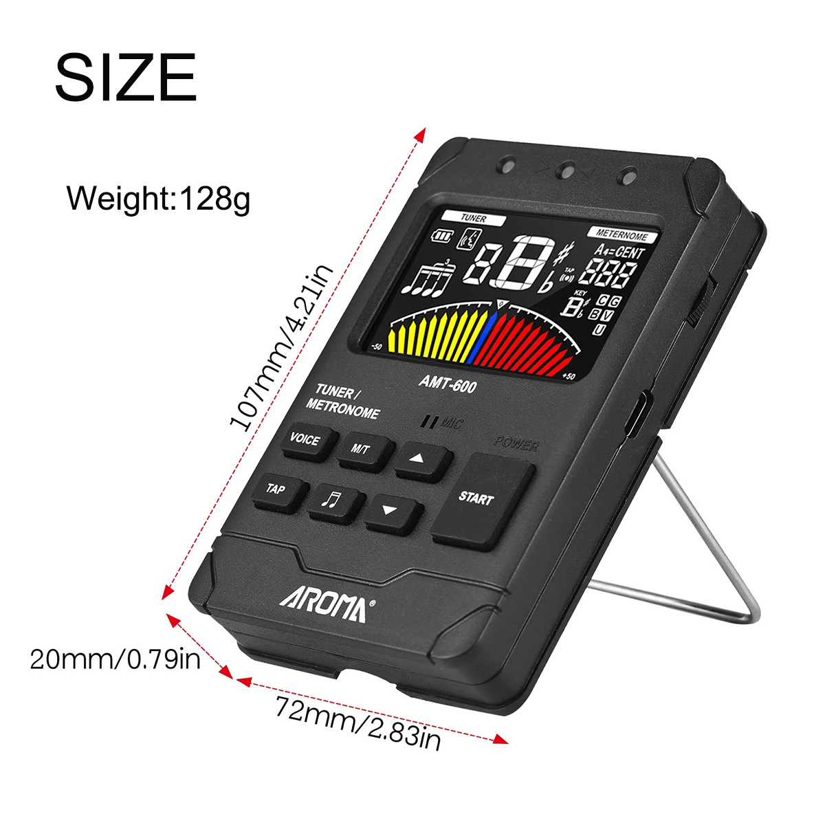 AROMA AMT-600 Accordatore Metr - Musical Instrument Vector recensione e prezzo